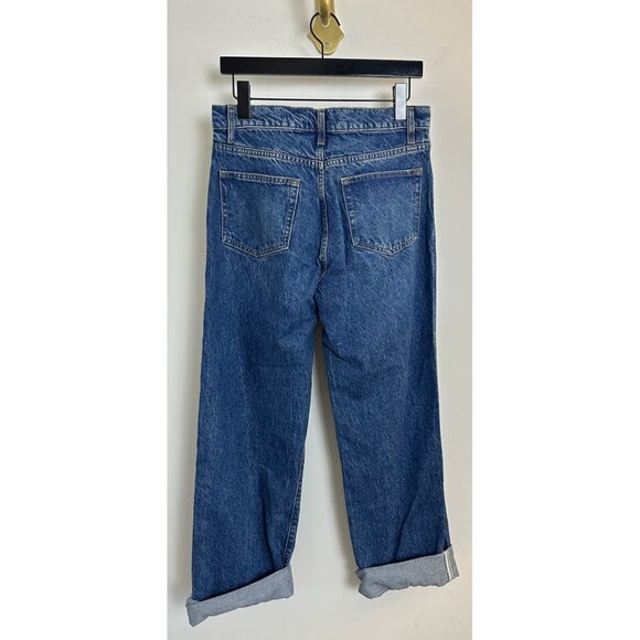 REFORMATION Val 90s Mid Rise Straight Jeans in Wash Pelican Size US 27 - Picture 7 of 13